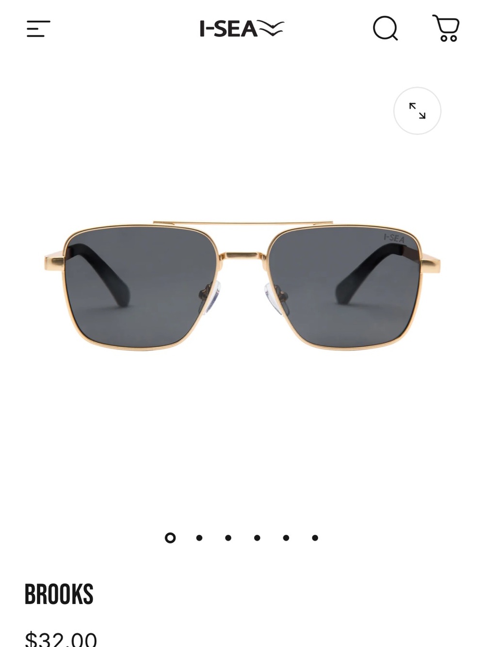 I-SEA Brooks Aviator Sunglasses